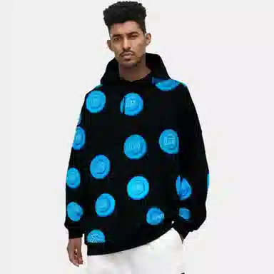 Levis Hoodie Black Blue