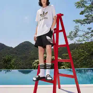adidas originals Tricolor Short Logo