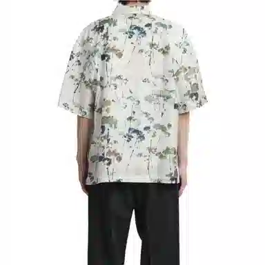 COS Floral Print Short Sleeve Shirt