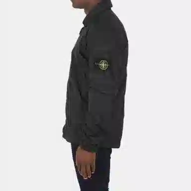 Stone Island FW22 Nylon Shirt Jacket Black