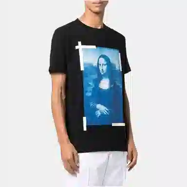 OFF-WHITE Monalisa SS22 Black Tee