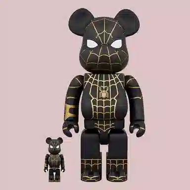 BE@RBRICK Spider-Man Black Gold Set