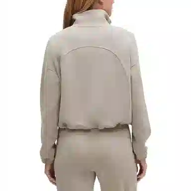 lululemon Brushed Softstreme Half Zip Mohave Brown