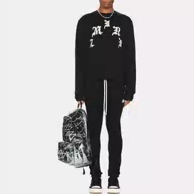 AMIRI Logo Sweatpants Black