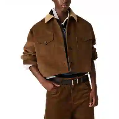 Miu Miu Waist-Cinched Shirt Jacket