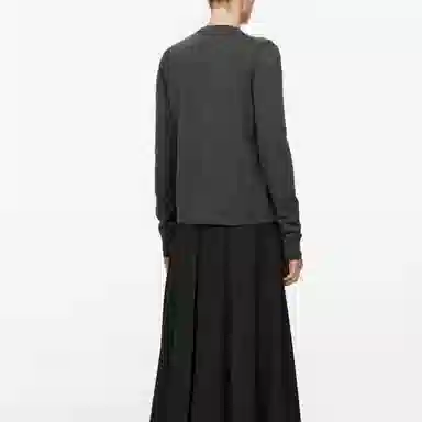 ARKET Merino Wool Cardigan Grey