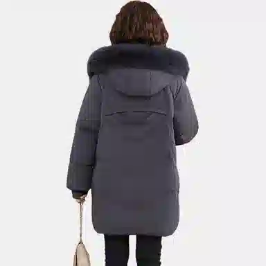 雅鹿 百搭时尚潮流长袖毛领羽绒服 女款