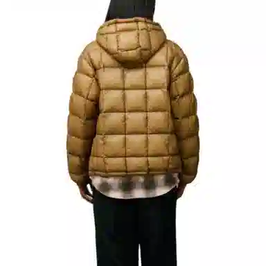 Stussy FW25 FW25 MIDWEIGHT HOODED PUFFER logo