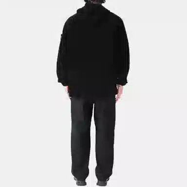 Stone Island FW23 Corduroy Hooded Jacket Black