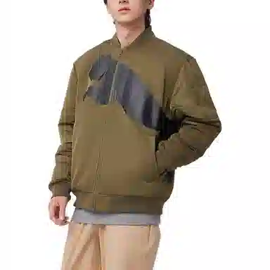 PUMA LOGO BOMBER JACKET logo