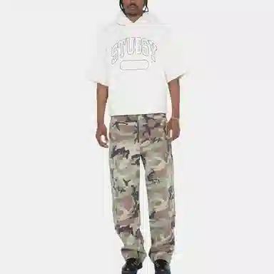 Stussy SS Boxy Cropped Hoodie