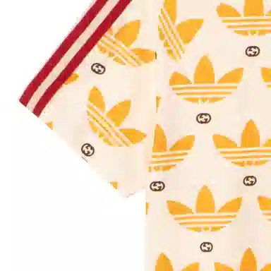 Gucci x adidas Logo T-Shirt Yellow