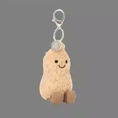 JELLYCAT Amuseables Peanut Bag Charm 12cm