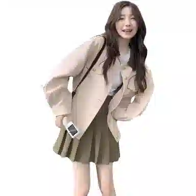 望莱仕 合身适中翻领夹克外套 女款