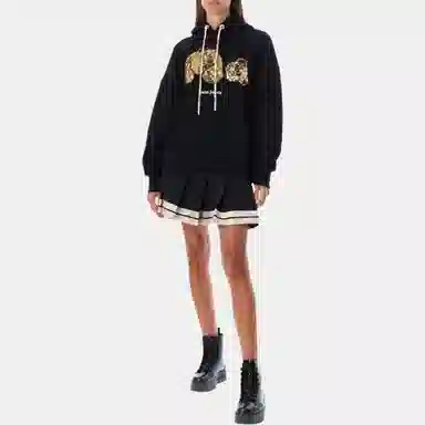 Palm Angels Bear Hoodie Black