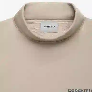 Fear of God Essentials Kids Pullover Mockneck Tan