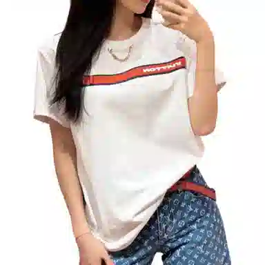 Louis Vuitton x America's Cup FW24 Logo Print T-Shirt White