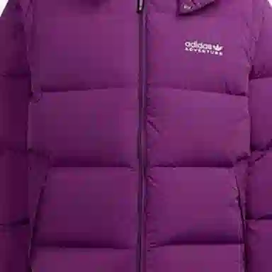adidas Originals Hooded Down Jacket Purple