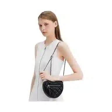 CHARLES&KEITH Heart Quilted Chain Bag Small