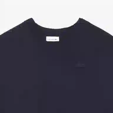 Lacoste V-Neck Long Sleeve Dress Navy