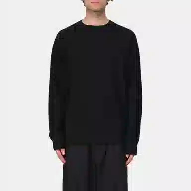 Y-3 Logo Knit Crew Sweatshirt
