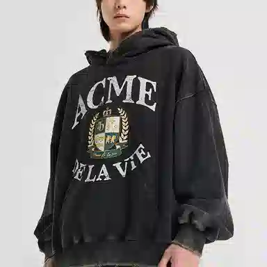 acme de la vie ADLV SS25 Letter Print Hoodie