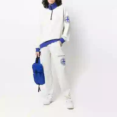 Stone Island Sweatpants White