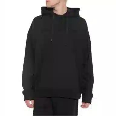 Versace Jeans Couture Letter Print Hoodie Black