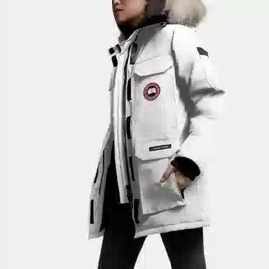 Canada Goose Fusion Fit Expedition Parka White