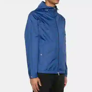 Moncler Hooded Jacket Blue