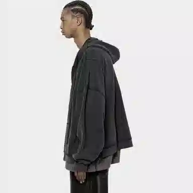 ARNODEFRANCE Punk Washed Black Sweatshirt