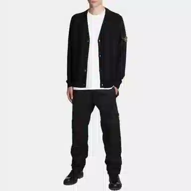 Stone Island Cardigan Black