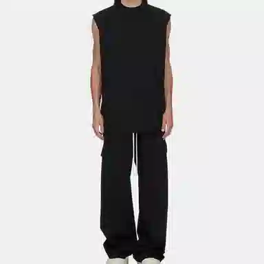 Rick Owens DRKSHDW FW24 Loose Sweatpants Black