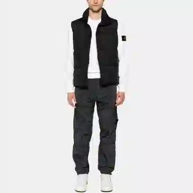 Stone Island Logo Crewneck Sweatshirt White