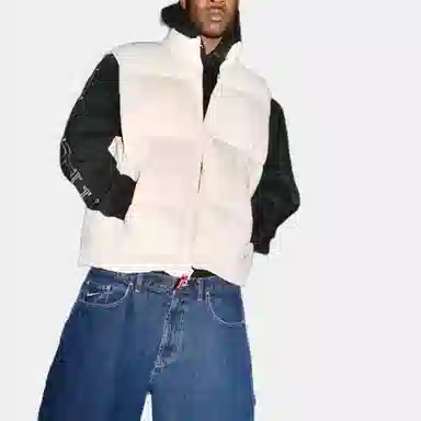 Supreme x Nike Denim Puffer Vest