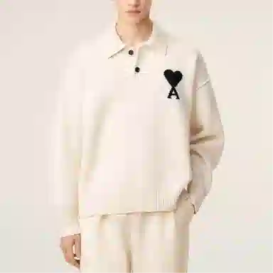 AMIPARIS Long Sleeve Polo Shirt