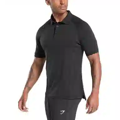 Gymshark Polo Shirt Black