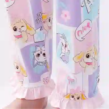 久岁伴 舒适柔软透气家居服 白色儿童款