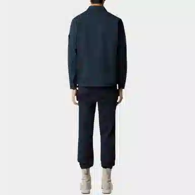 Stone Island Long Sleeve Zip Polo Shirt