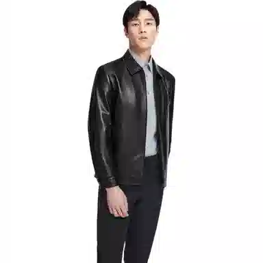 GOLDLION Lambskin Leather Jacket