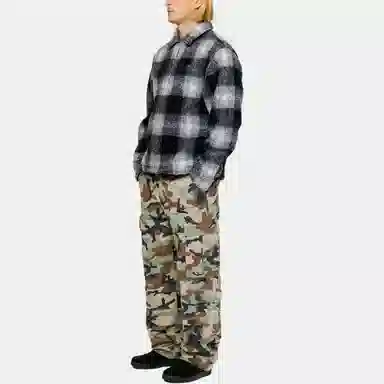 Stussy Zip Sherpa Shadow Plaid