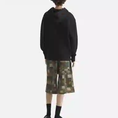 Maison Kitsune Logo Hoodie Black