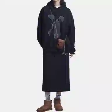 acme de la vie ADLV Cartoon Print Hoodie Black