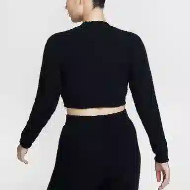 Nike Phoenix Cozy Bouclé Sweater Black