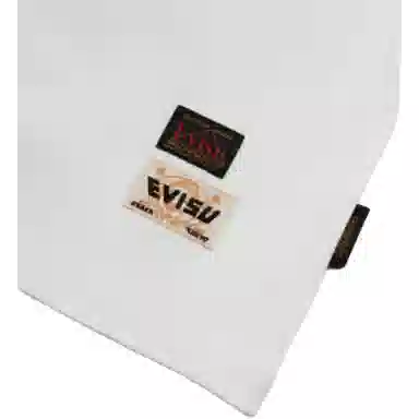 EVISU Slogan And Poster Print Loose Fit T-Shirt LogoT