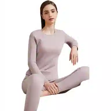 恒源祥 加绒加厚发热打底保暖上装 女款