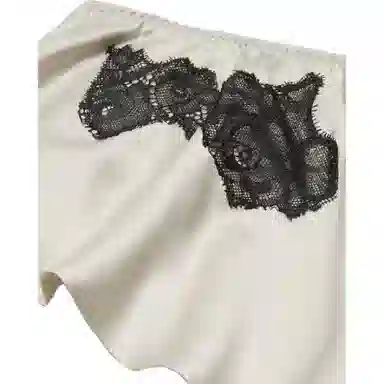 Victoria's Secret Floral Lace V-Neck Cami Set Beige