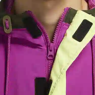 Nike Half-Zip Colorblock Hoodie Cactus Flower Red