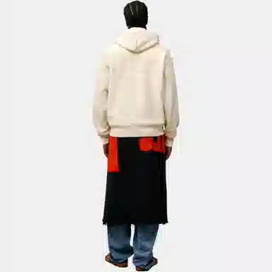 Stussy Wales Bonner FW25 FLEECE ZIP HOODIE logo