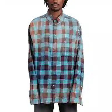 Balenciaga FW23 Checkered Shirt